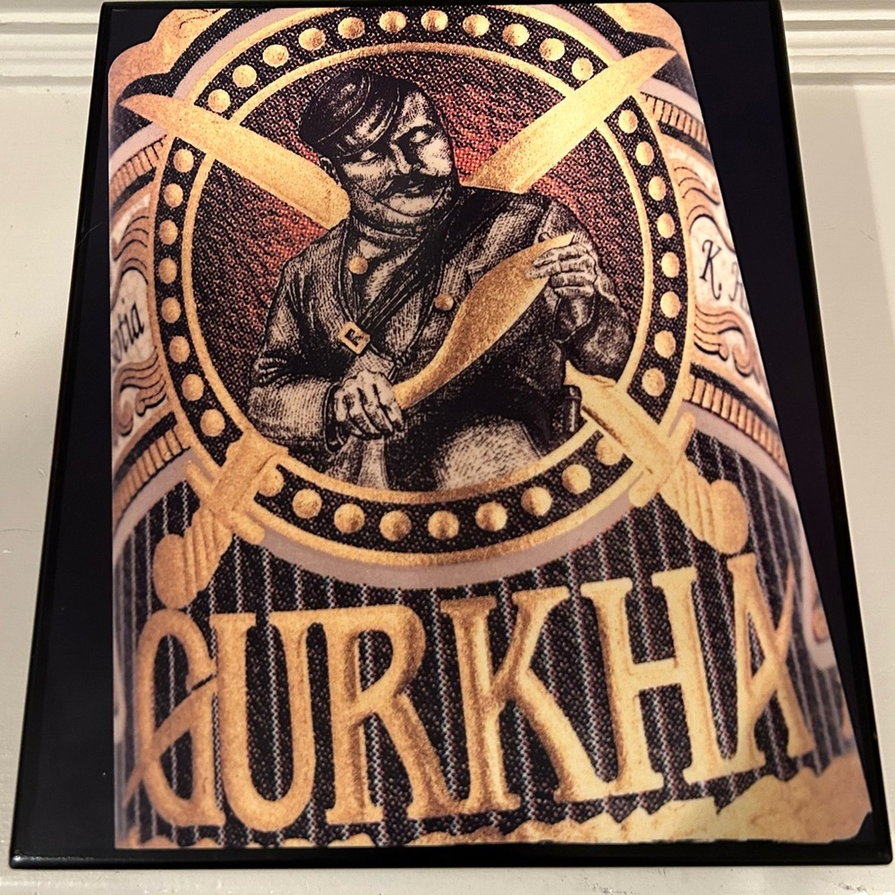 Gurkha cigar box humidor